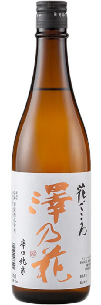 澤乃花 辛口純米 花ごころ 720ml