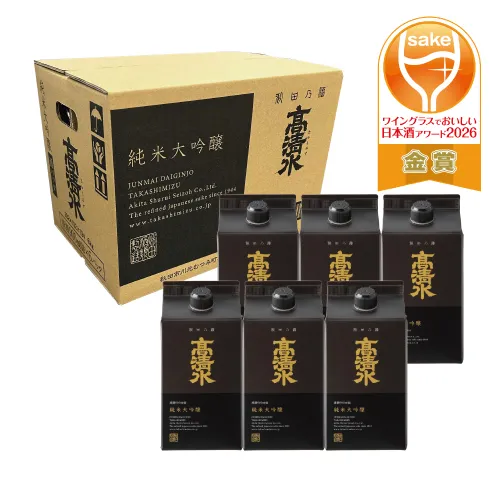 純米大吟醸パック 1ケース(6本入)